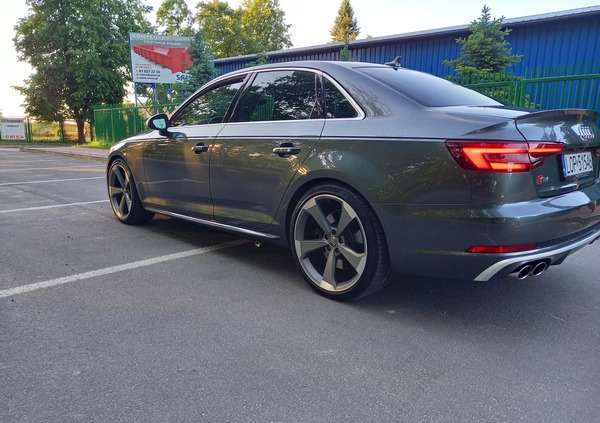 Audi S4 cena 132000 przebieg: 136000, rok produkcji 2018 z Ząbki małe 529